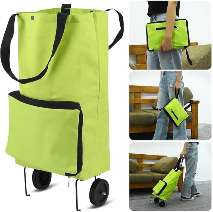 Carrito de Compras Plegable con Ruedas 20L